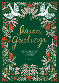 Two Turtle Doves (Greeting) - Christmas Card by Hello!Lucky