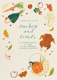 Turkey Reverie - Thanksgiving Invitation by Paperless Post