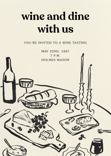Aperitivo - Wine Tasting Invitation by Paperless Post