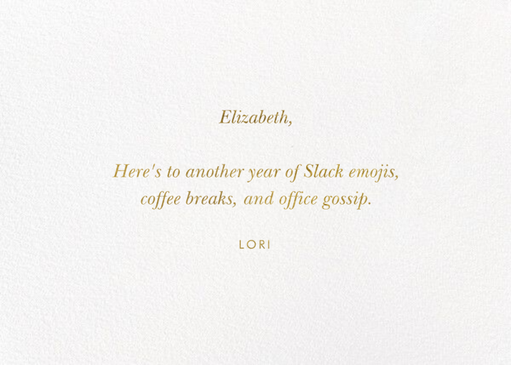 Mérida Birthday - Birthday Card by Rifle Paper Co. - Back