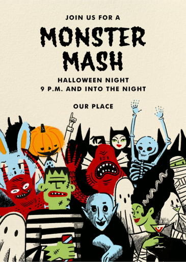 Monster Mash - Invitation by Hello!Lucky