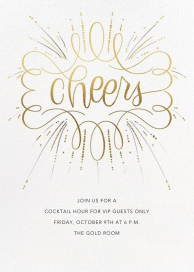 Curlicue Cheers - Launch Party Invitation by Paperless Post