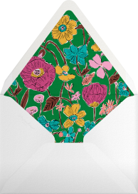 Gold Foil Florals - Liberty Envelope
