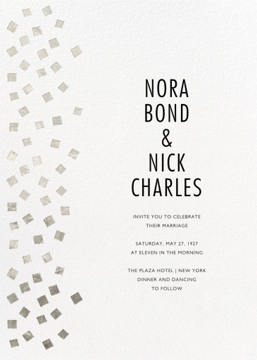 Fette - Bar & Bat Mitzvah Invitation by Kelly Wearstler