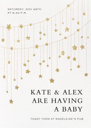 Star Strings - Baby Shower Invitation by Paperless Post