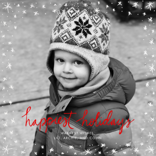 Holiday Wink - Holiday Card by Linda and Harriett