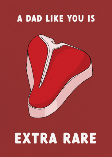 Extra Rare - Father's Day Card by Party Mountain