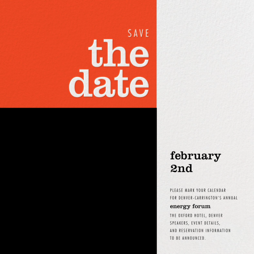 Edition - Event Save the Date by Paperless Post