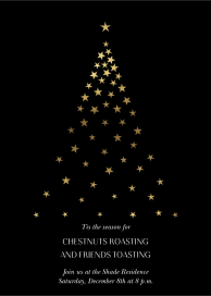 Starry Golden Tree by Paperless Post