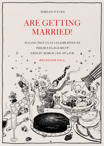 Tipsy Time - Bridal Shower Invitation by Joana Avillez