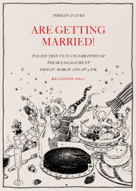 Tipsy Time - Engagement Party Invitation by Joana Avillez