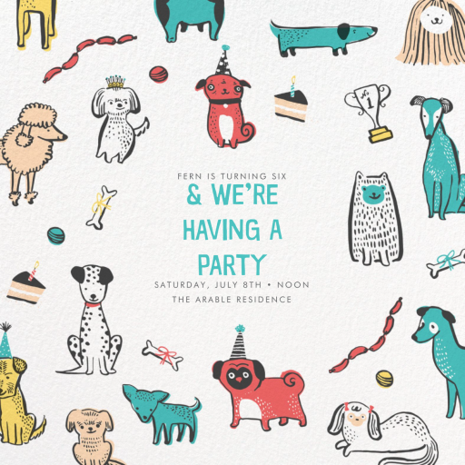 Woof Woof - Invitation by Hello!Lucky