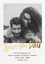 Film Print - Save the Date by Cheree Berry Paper & Design