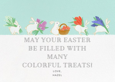 Bunny Blooms by Paperless Post