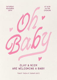 Little Hearts - Baby Shower Invitation by Paperless Post