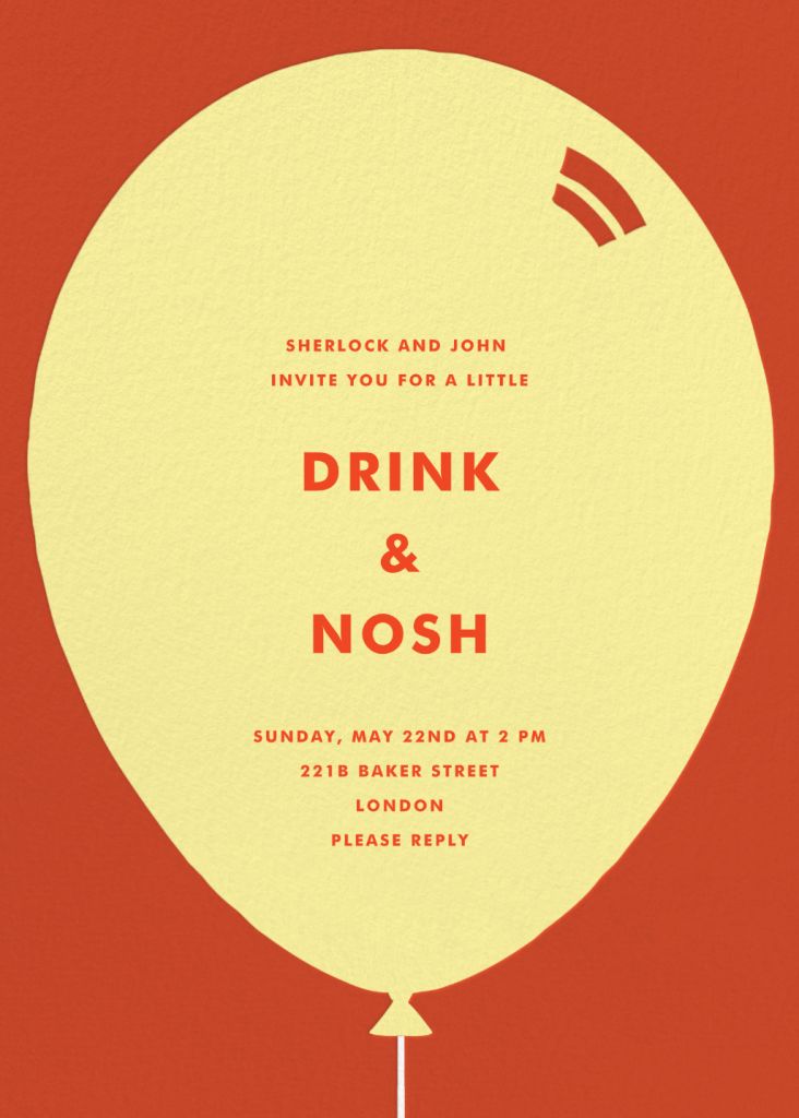 Birthday Balloon Send online instantly RSVP tracking