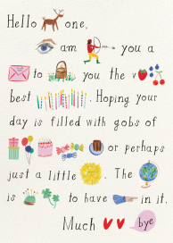 Birthday Doodle - Birthday Card by Mr. Boddington's Studio