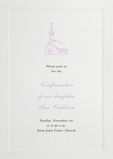 Standard - Confirmation Invitation by Paperless Post