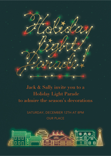 Light Parade - Invitation by Paperless Post