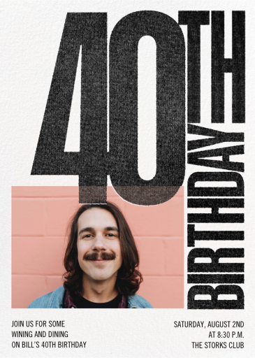 Biggie Photo - Birthday Invitation by Paperless Post