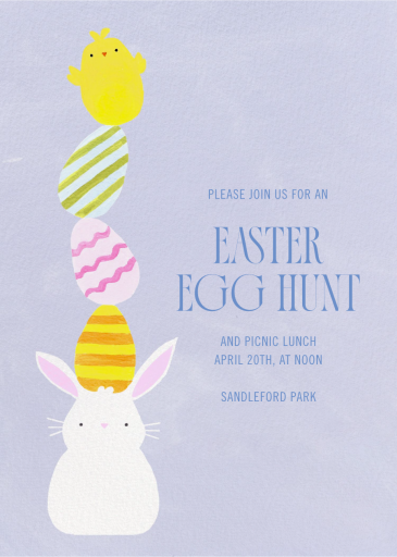 Well-Balanced Bunny - Easter Invitation by Paperless Post