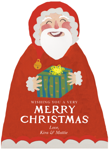 Jolly Gift Bearer - Christmas Card by Hadley Paper Goods