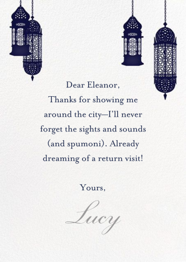 Tangiers by Paperless Post