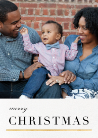 3/4 Portrait (Photo) - Christmas Card by Paperless Post