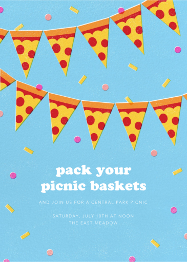 Five Easy Pizzas - Summer Party Invitation by Paperless Post