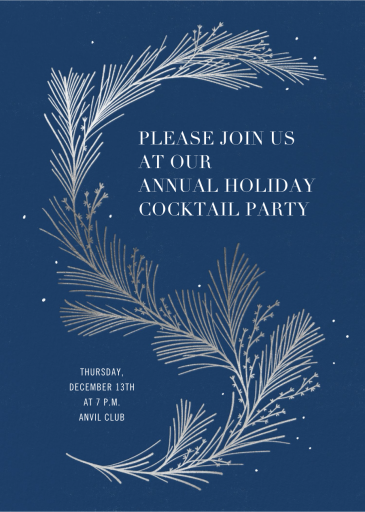 Gold Pine - Diwali Invitation by Paperless Post