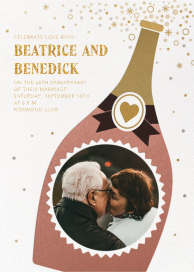 Bottle Model - Anniversary Invitation by Paperless Post