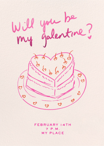 Very Cherry - Valentine's Day Invitation by Pulp Templates Co.