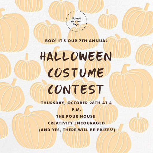 Pumpkin Pattern - Halloween Invitation by Linda and Harriett