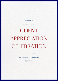 Contorno - Client Appreciation Invitation by Paperless Post