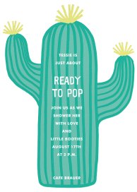 Cactus Hour - Baby Shower Invitation by Meri Meri