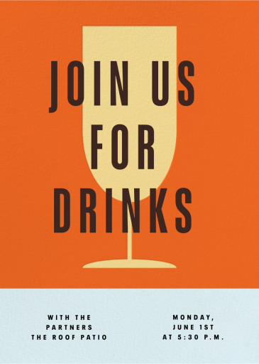 Drink It In - Happy Hour Invitation by Paperless Post
