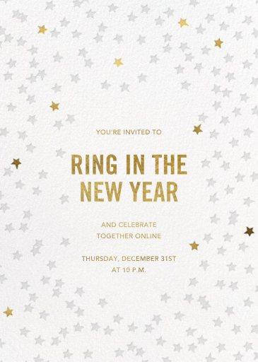 Starry Party - Holiday Party Invitation by Sugar Paper