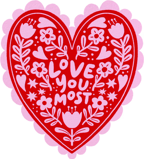 Heart Doily - Valentine's Day Card by Hello!Lucky