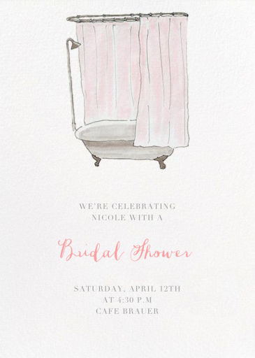 Antique Tub - Invitation by Paperless Post