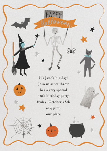 Little Terrors - Birthday Invitation by Meri Meri