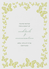 Butterfly Border - Party Invitation by Bernard Maisner