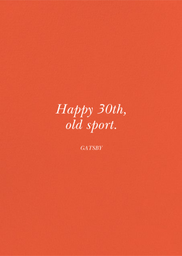 Better Luck Next Year! - Birthday Card by Derek Blasberg - Back