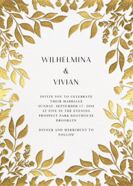 Golden Forest by Paperless Post