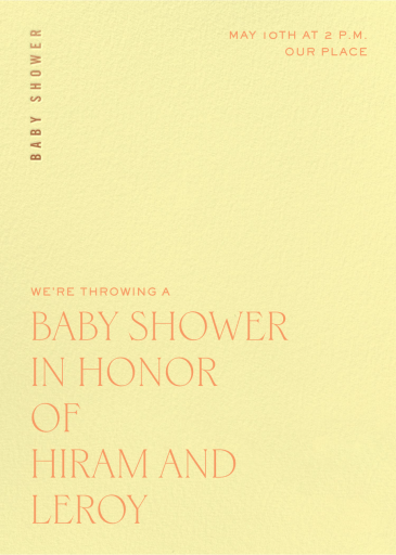 Ceremony by Paperless Post