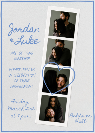 The Candid Look - Engagement Party Invitation by Paperless Post