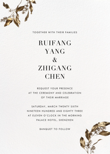 Levasseur - Wedding Invitation by Paperless Post - Back