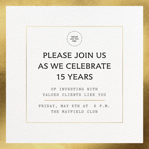 Foil Square - Business Event Invitation by Paperless Post
