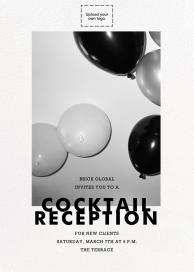 Wide Modern Border (Photo) - Dining & Drinks Invitation by Paperless Post