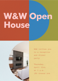 Round About - Open House Invitation by Paperless Post