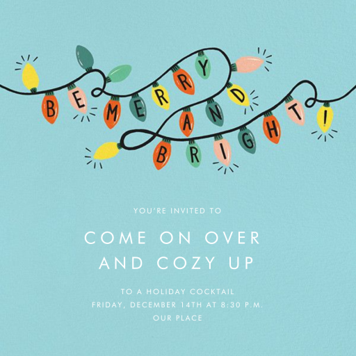 Glow Strings Attached - Holiday Party Invitation by Rifle Paper Co.